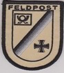 neues Wappen, Feldpost große Buchstaben, sandfarbig