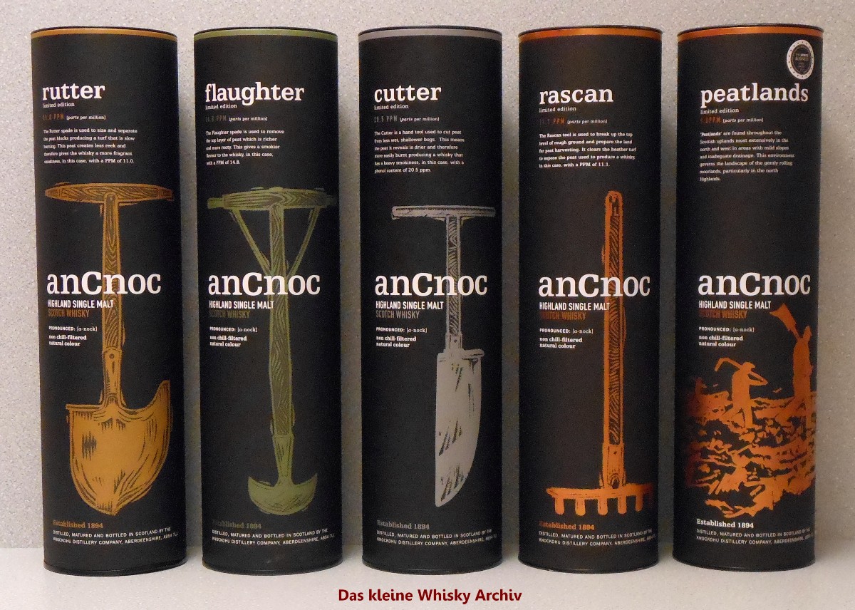 anCnoc Rutter,Flaughter,Cutter,Peatsl 46%Vol, 0,7l