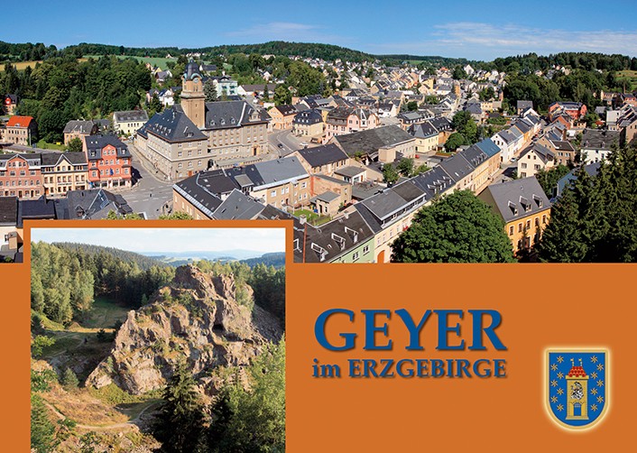 Bildpostkarte Stadt Geyer