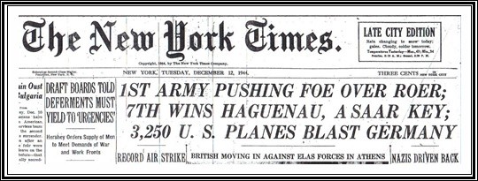 Times vom 12.12..1944