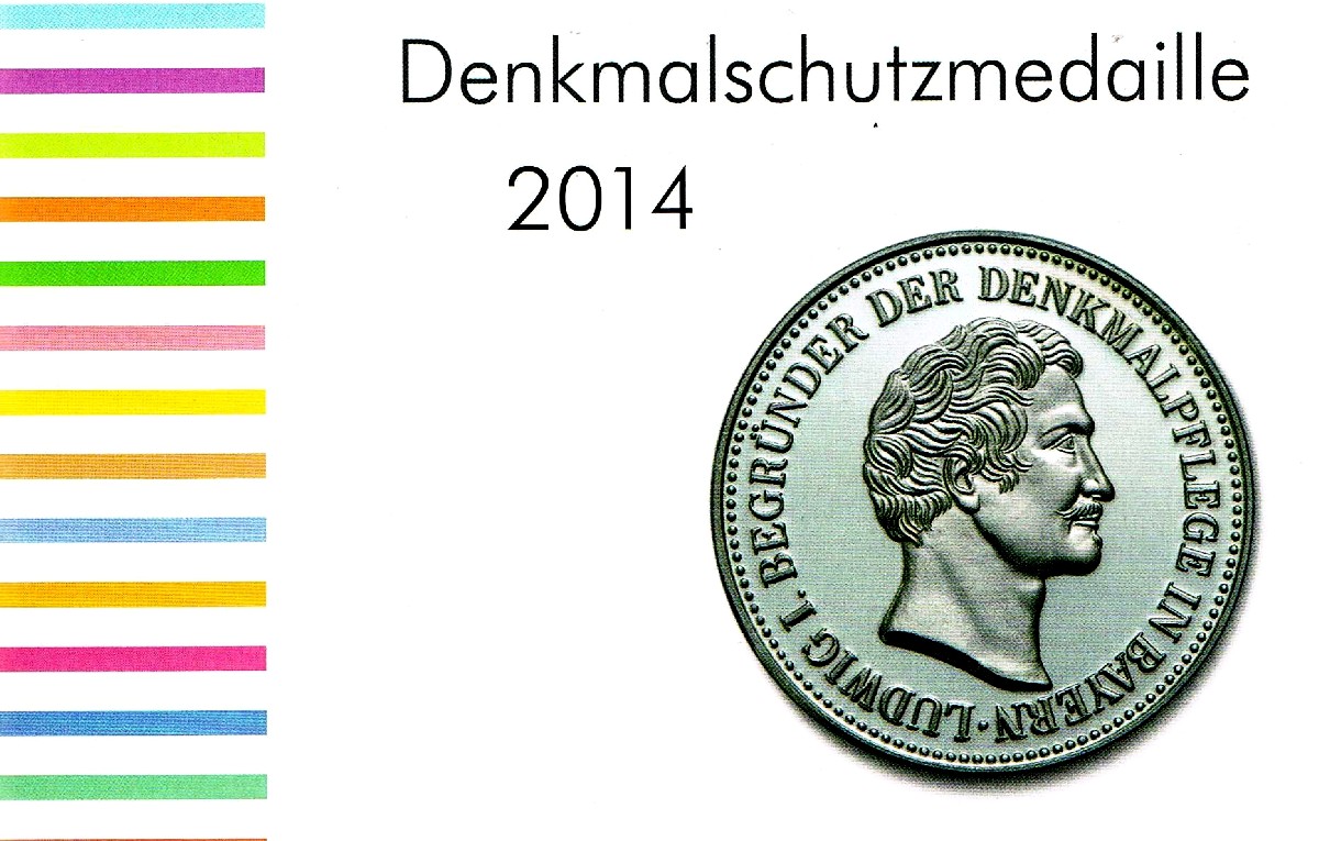 Logo Denkmalschutzmedaille 2014 / Link
