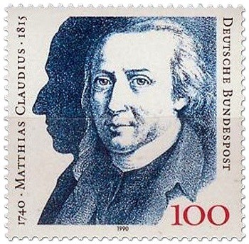 Briefmarke Matthias Claudius