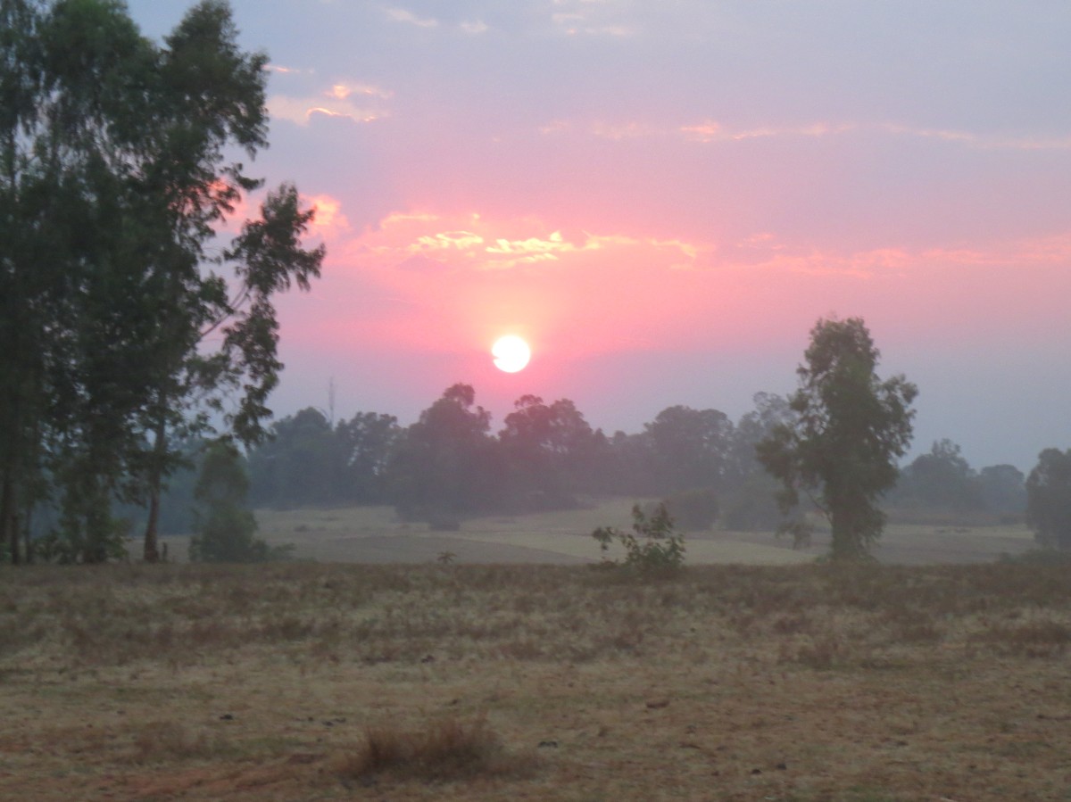 Sonnenaufgang in Äthiopien