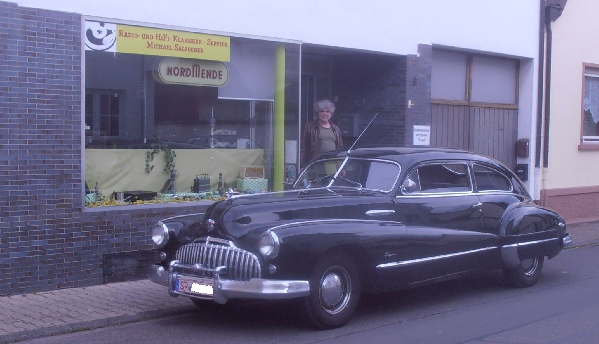 Richard mit seinem 1946er Buick Super 8