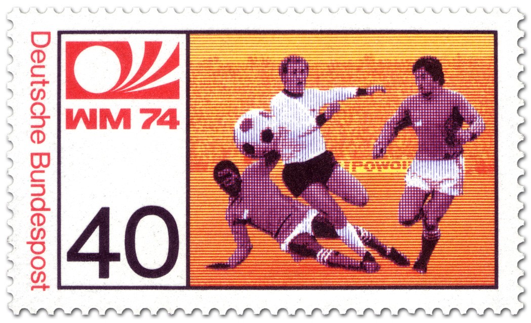 Briefmarke Fußball
