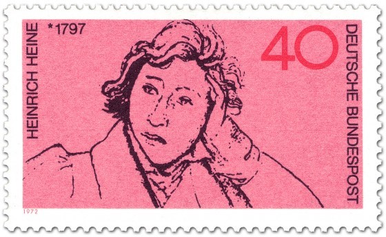 Briefmarke Heinrich Heine