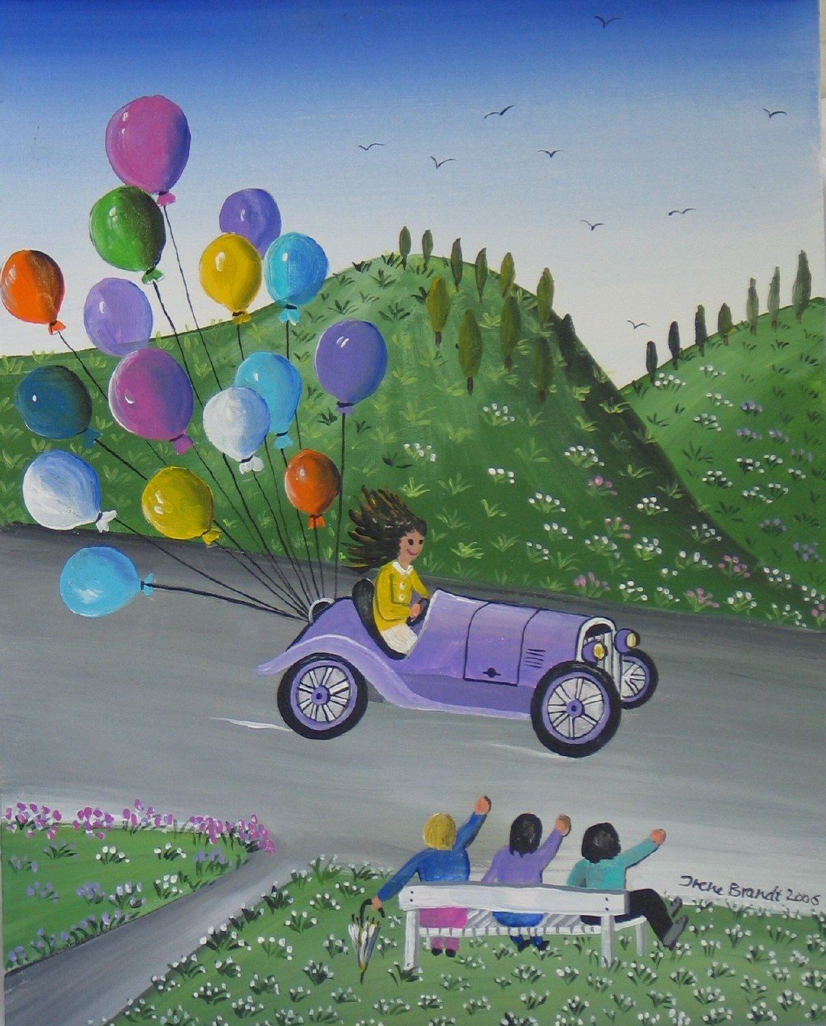 oldtimer balloons auto flotte fahrt