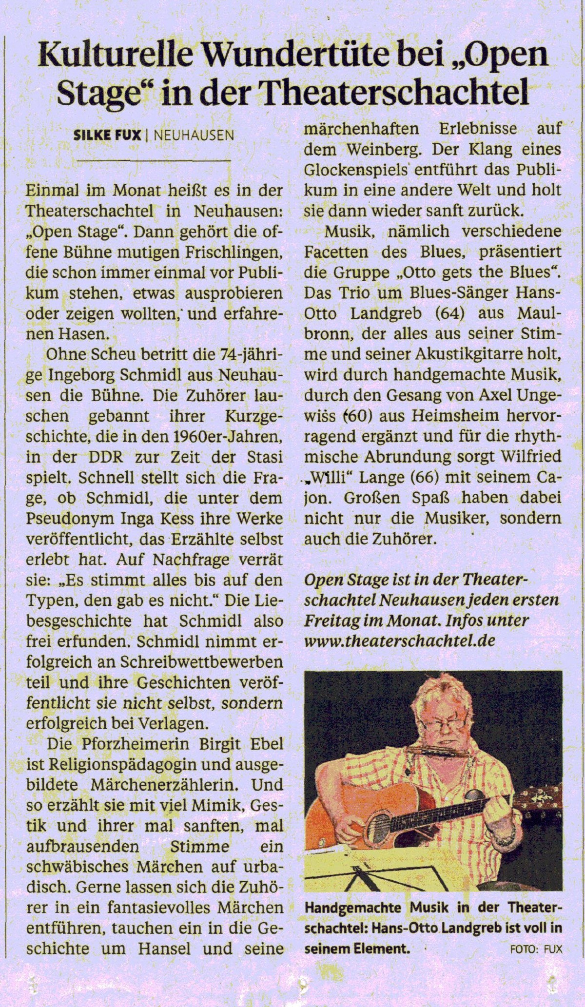 Pforzheimer Zeitung 10.9.2015