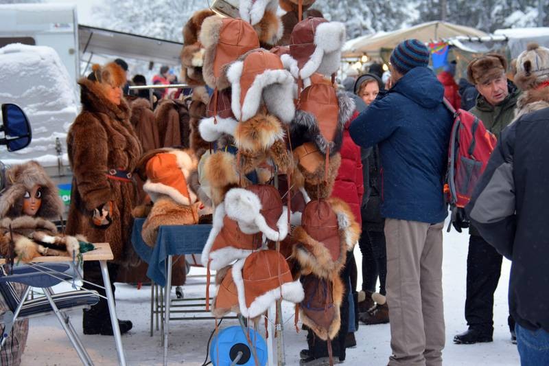 Jokkmokk Wintermarkt vintermarknad Sápmi Samen