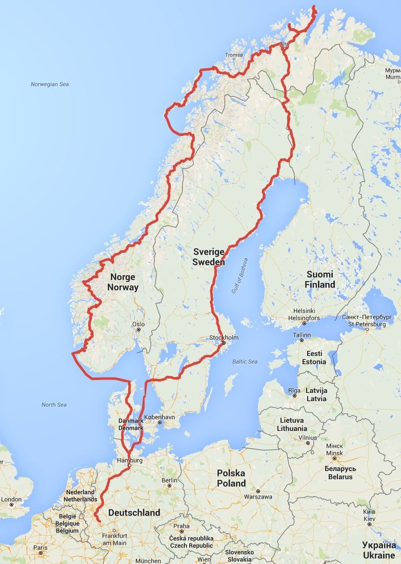 Motorrad-Tour Nordkap