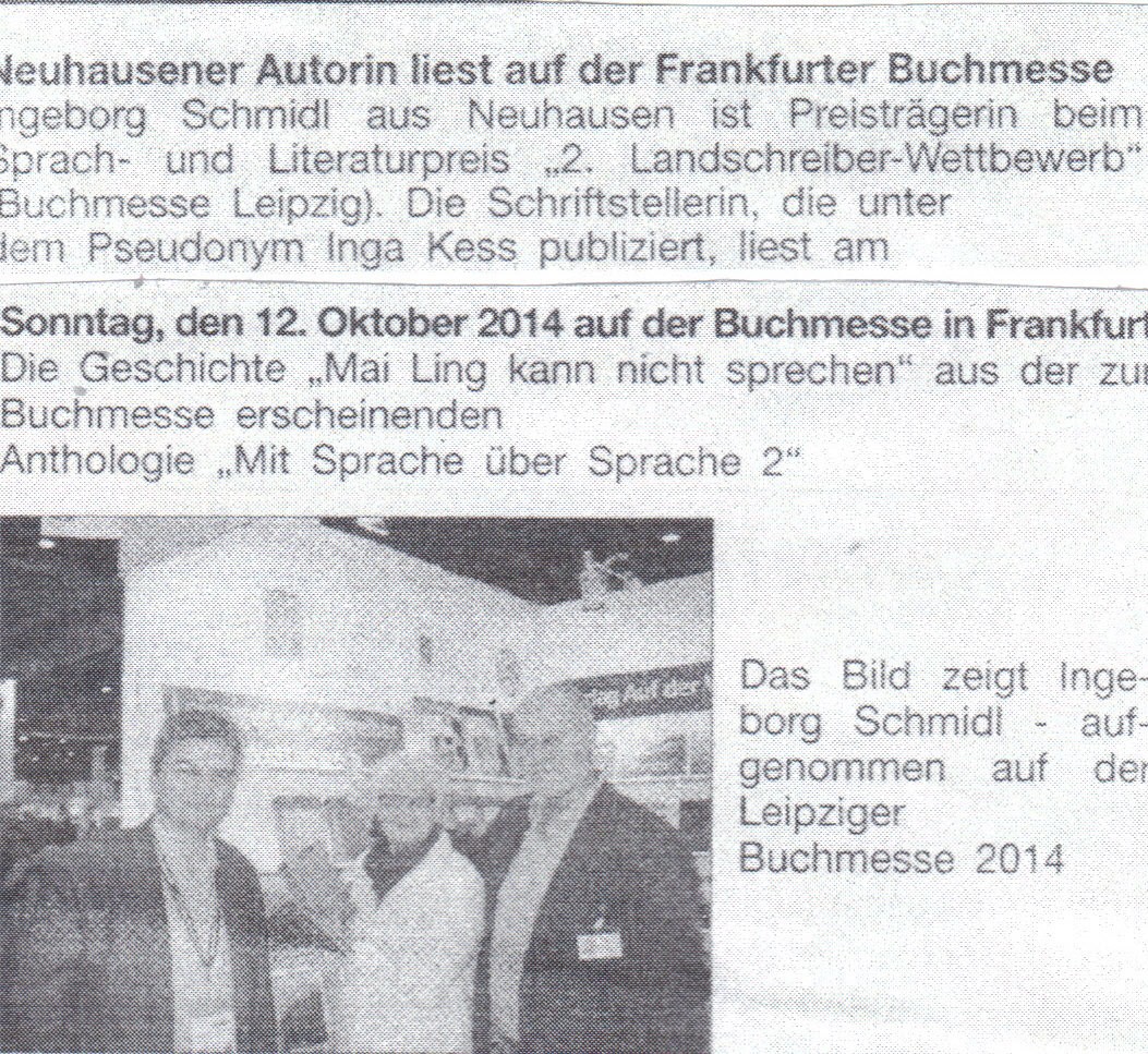 Buchmesse Frankfurt 2014