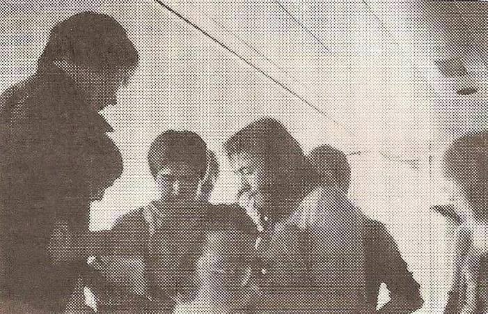 v.l.n.r. 20$Bill, Daniel und Rory Gallagher ... 1979 Backstage Montreux!