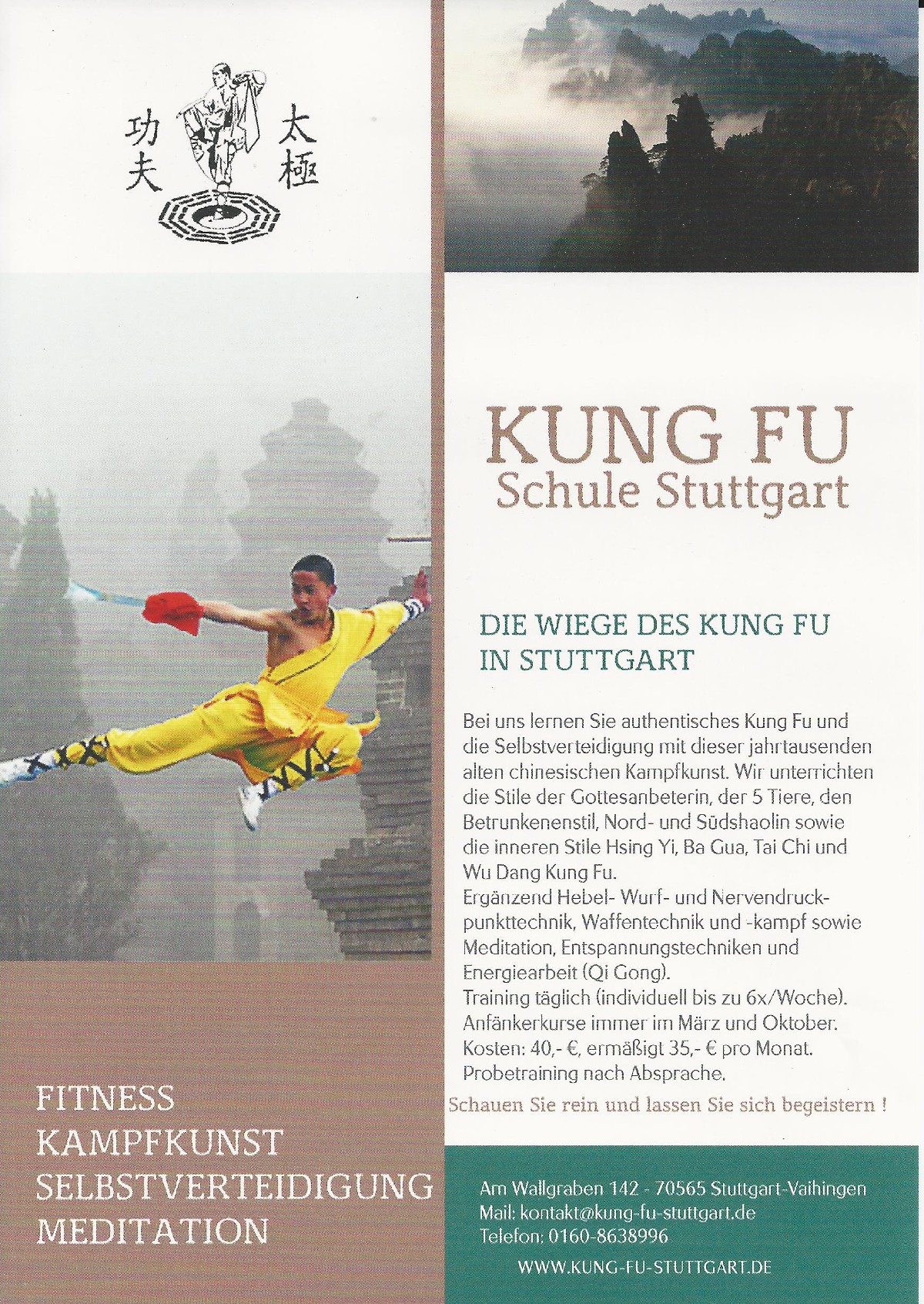 Kung-Fu Schule Stuttgart