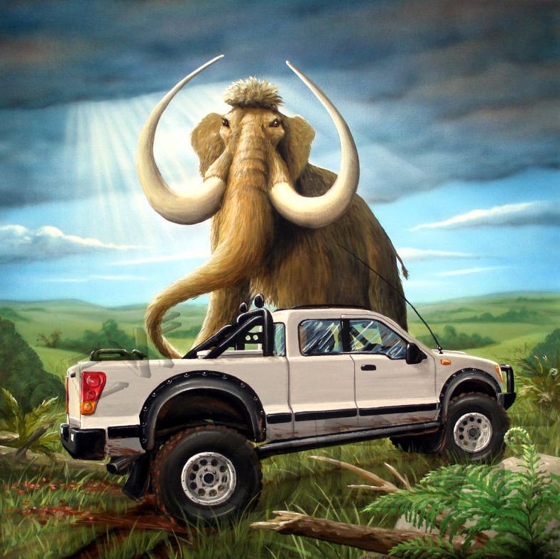 Pickup im Mammut Park