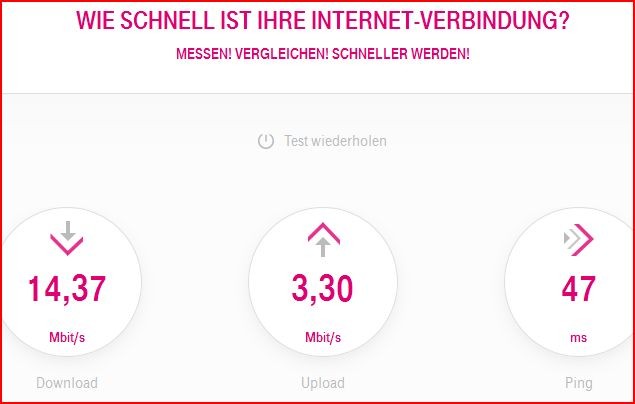 Speedtest Telekom
