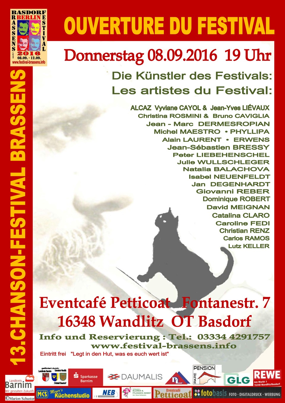 Chanson Festival Brassens Basdorf Berlin