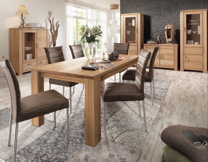 Wohn Esszimmer Kernbuche