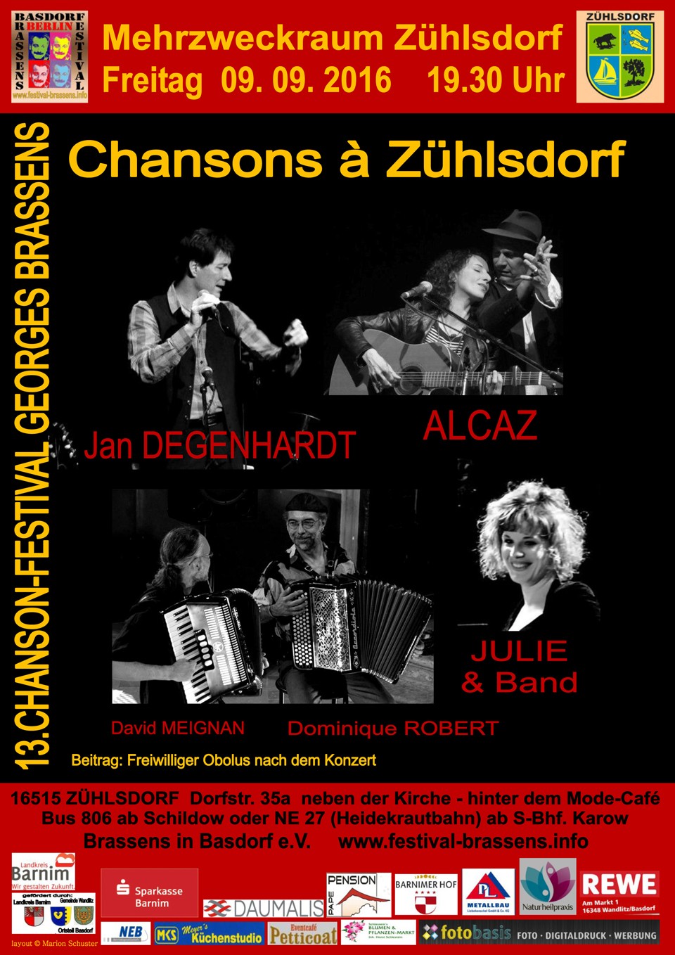 Chanson Festival Brassens Basdorf