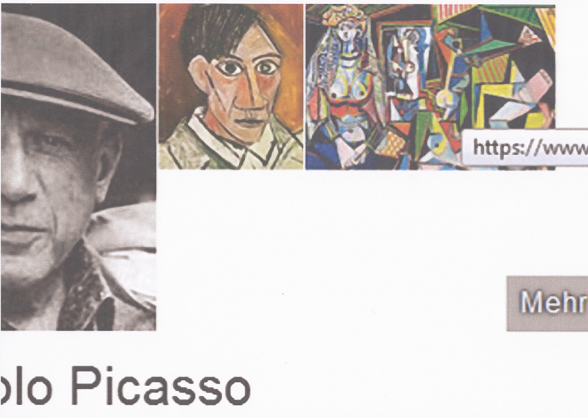 Picasso von Bildschirm