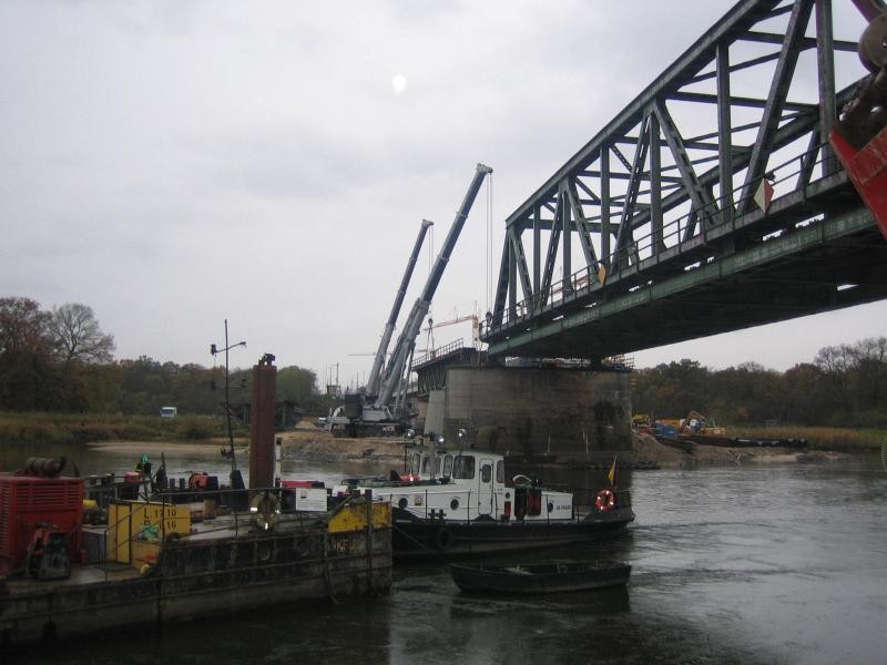 Eisenbahnbrücke Frankfurt (Oder) IWT Wasserbau