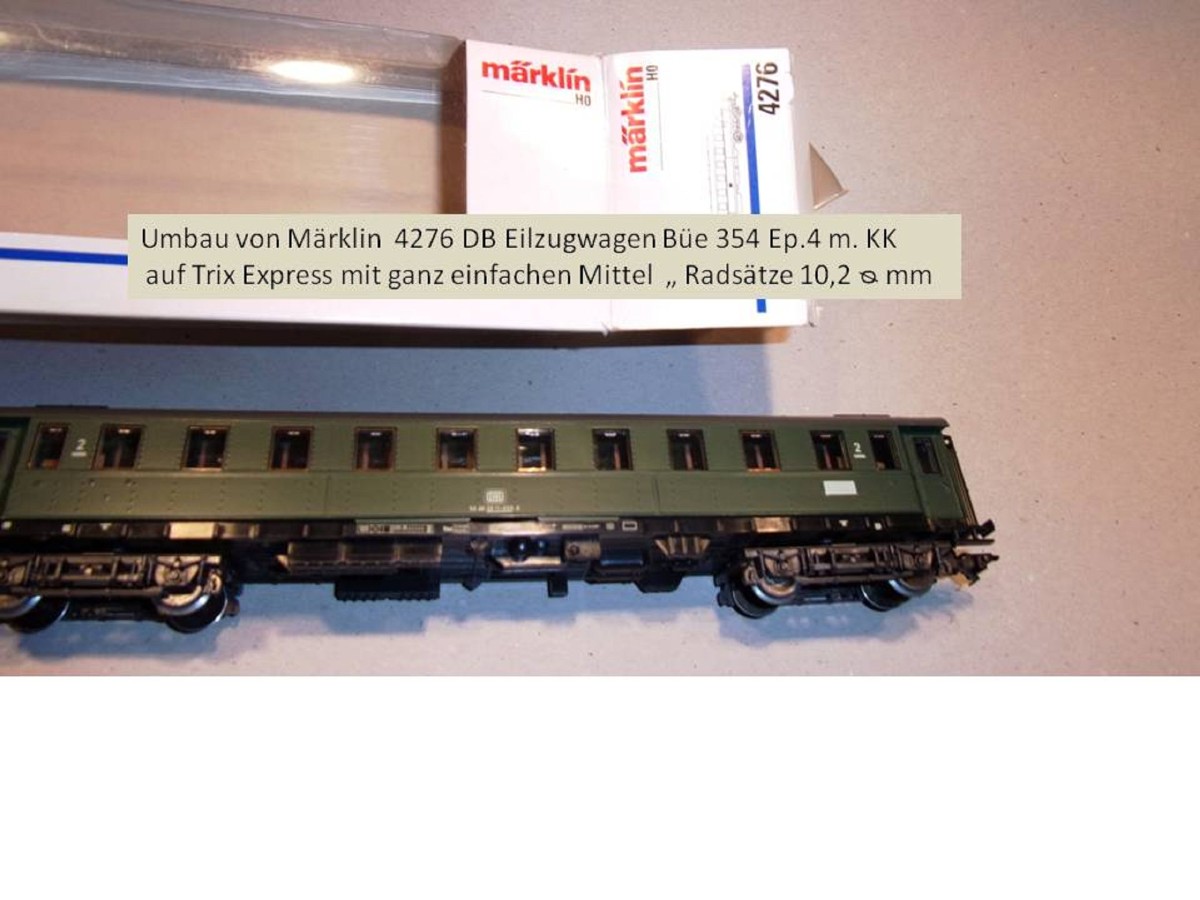 Trix Express Märklin Innenbeleuchtung Ersatz für 66618 Doppelstockwagen