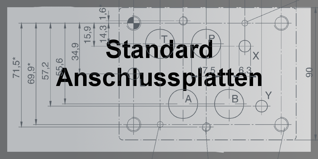 Standard Anschlussplatten NG16 Mehrfach