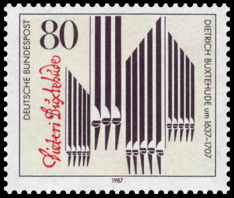 Briefmarke Buxtehude-Orgel