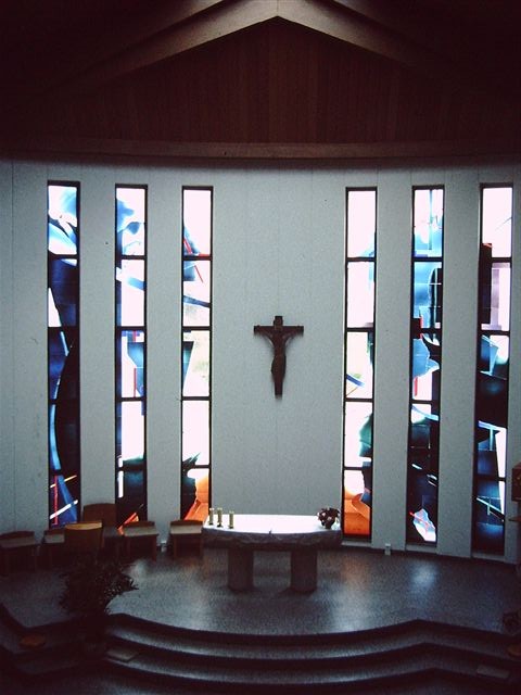 Altarfenster, Gestaltung von Norbert Marten