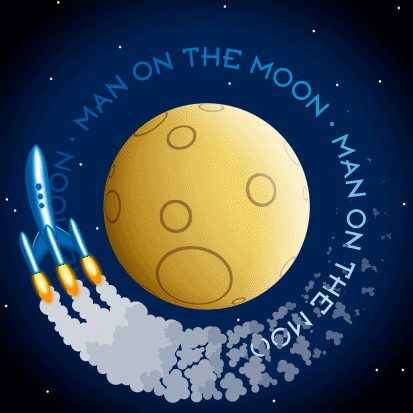 Man on the Moon Animation