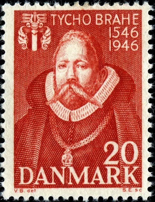 Briefmarke Tycho Brahe
