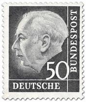 Briefmarke Theodor Heuss