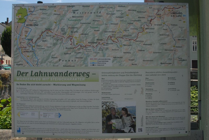Diez Karte Lahnwanderweg