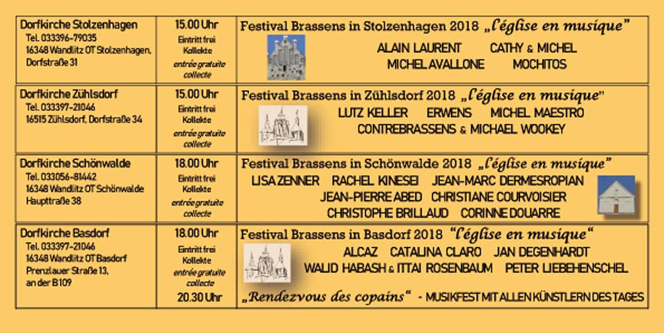 Basdorf Festival Brassens Flyer S.7