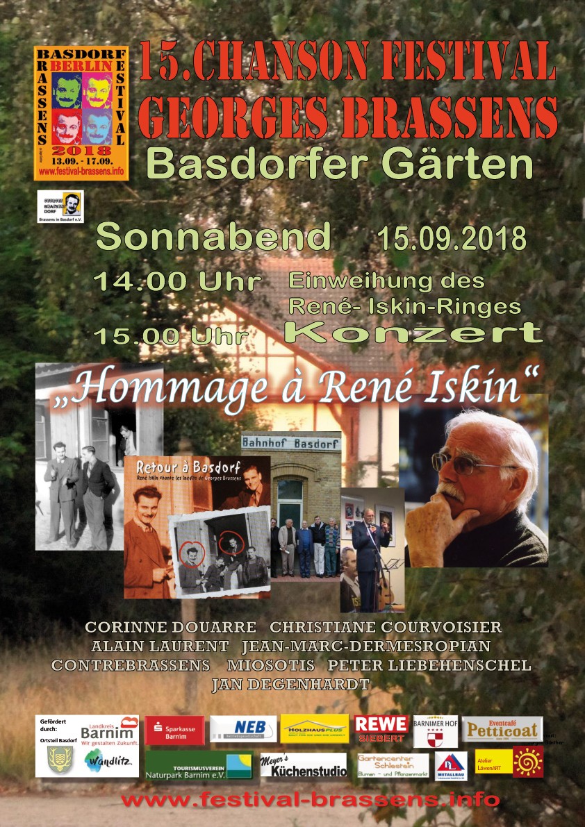 Basdorf Festival Brassens Basdorfer Gärten