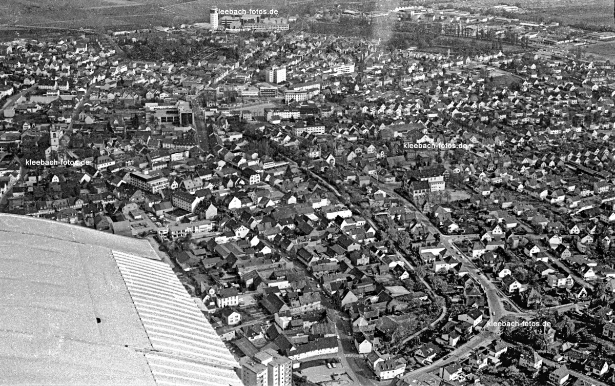 Groß-Gerau in den 70er Jahren, Luftbild