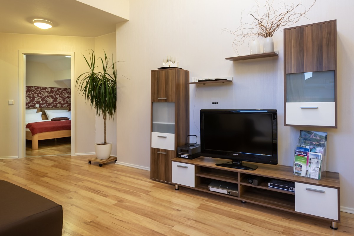 Moderner Wohnzimmerschrank mit Fernseher