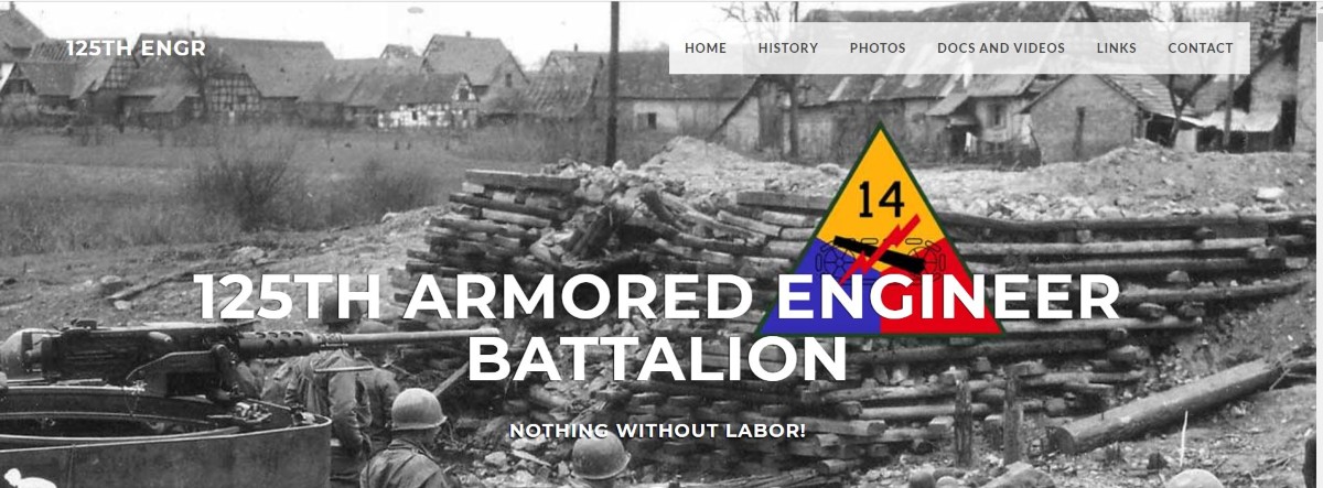 Westwallmuseum - Abstract from the 125th Amored Engineer