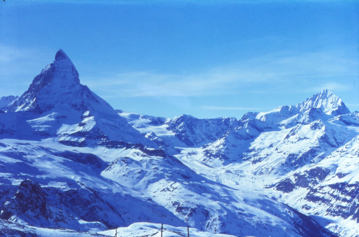 Zermatt, Gornergrat, Panorama mit Matterhorn