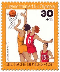 Briefmarke Basketball