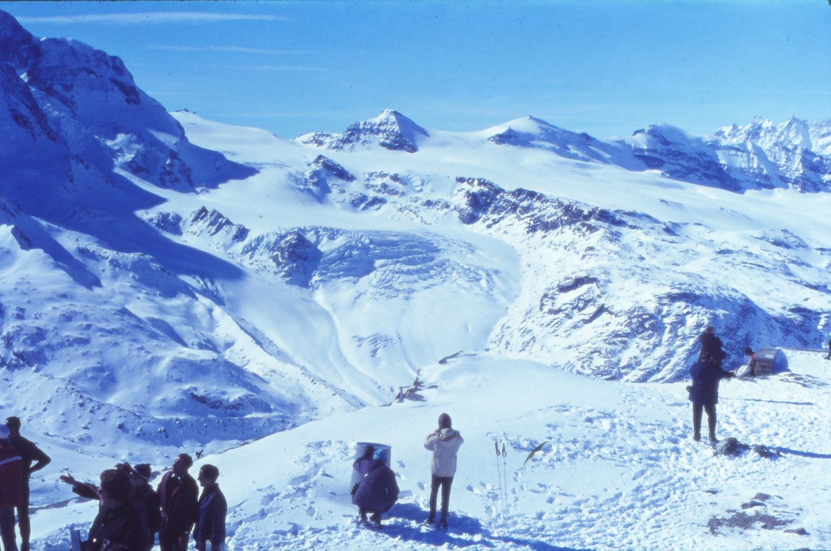 Zermatt, Blick auf Gletscher