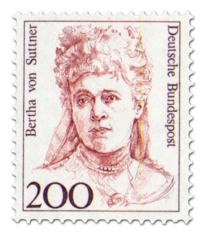 Briefmarke Bertha von Suttner