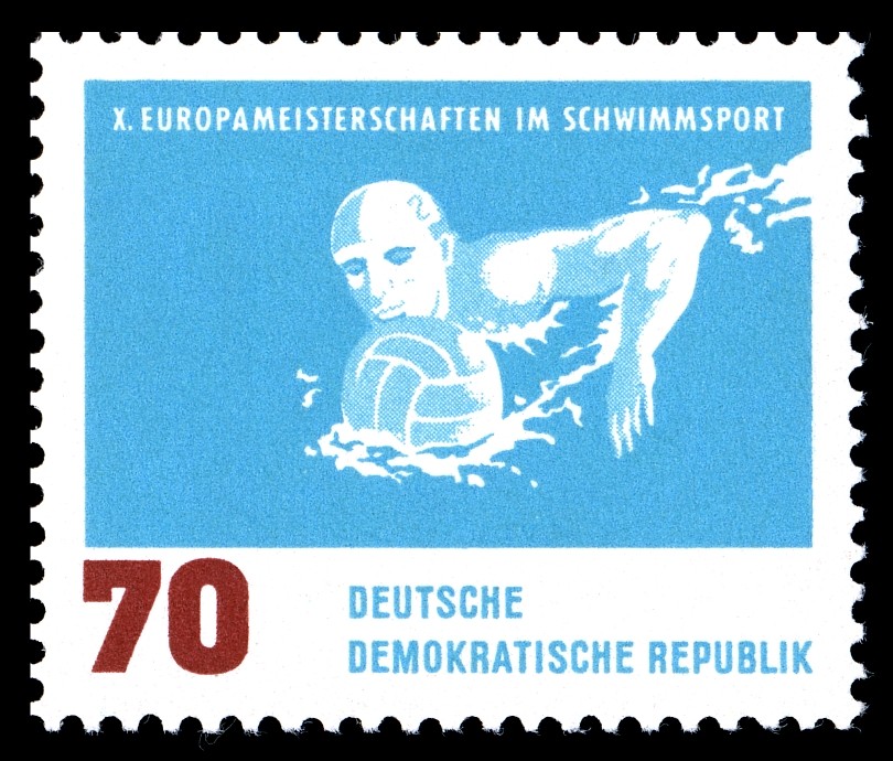 Briefmarke Wasserball