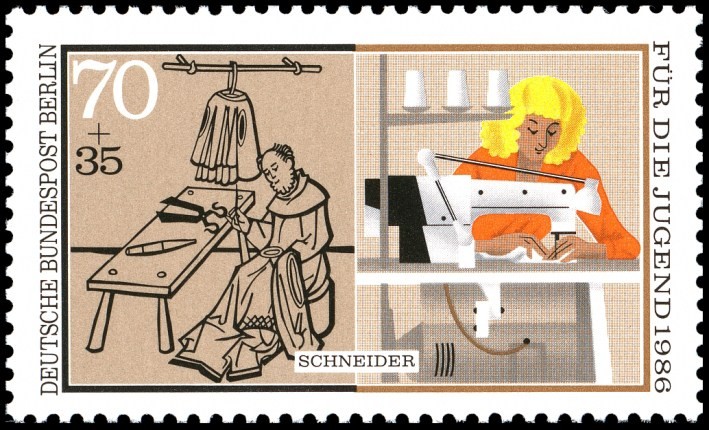 Briefmarke Schneider