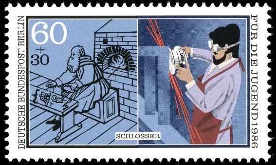 Briefmarke Schlosser