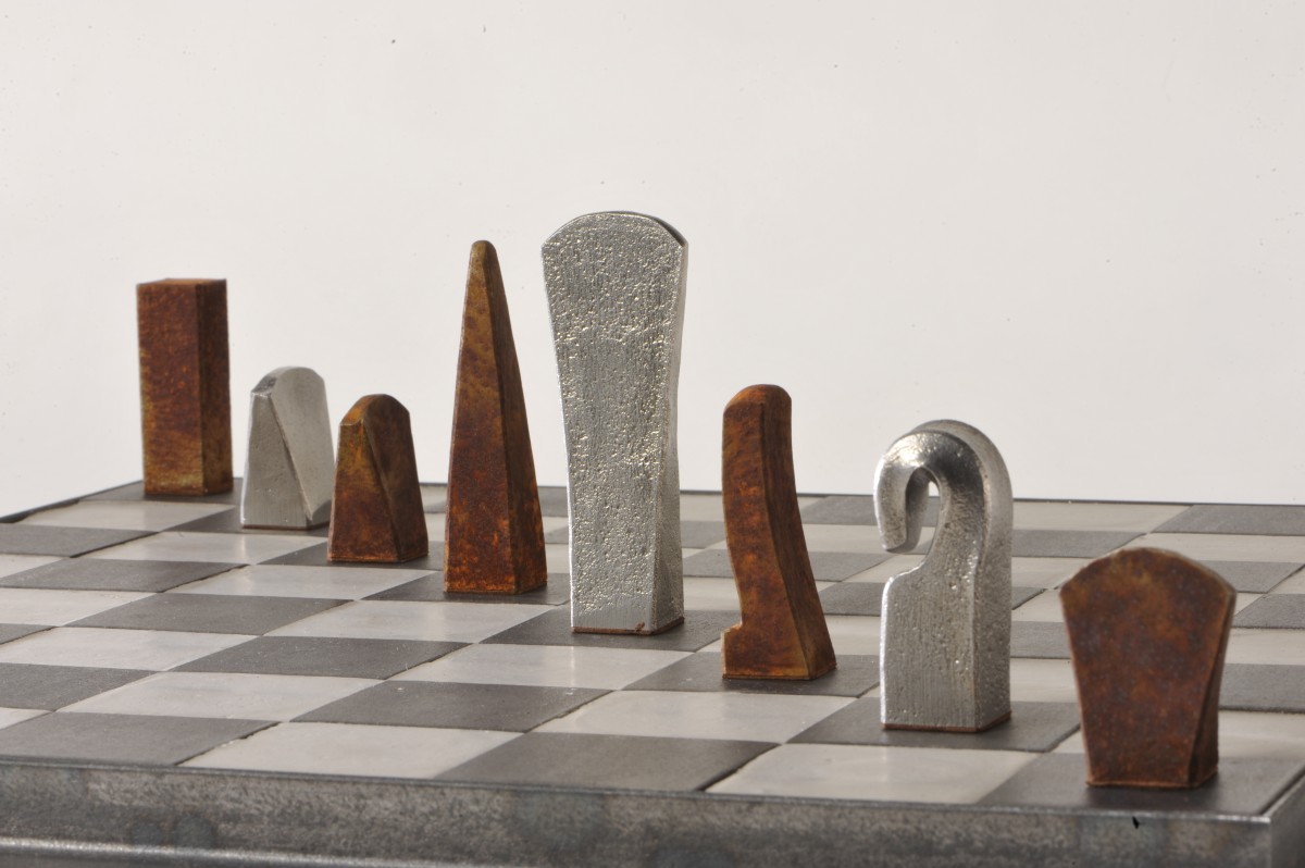 handgeschmiedte Schachfiguren
