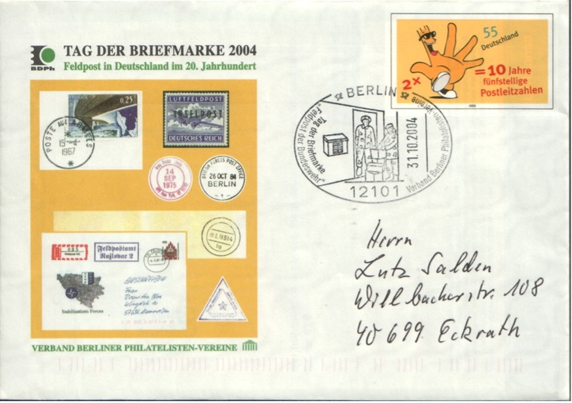 Tag der Briefmarke 2005 Feldpost in Deutschland im 20. Jahrhundert