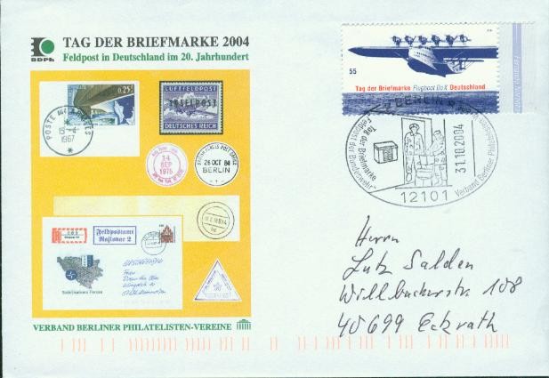 Tag der Briefmarke Feldpost der Bundeswehr