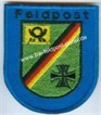 neues Wappen, Feldpost kl. Buchstaben, hell grün