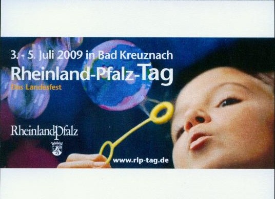 Bildpostkarte: Rheinland Pfalz Tag 2009  Bad Kreuznach,