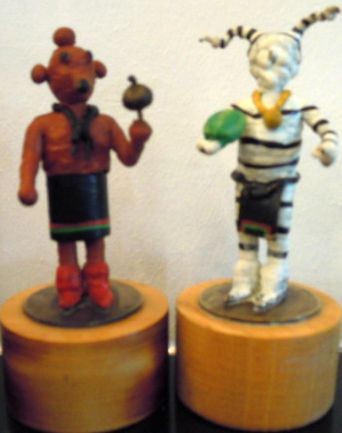 Schachfiguren 12-15cm hoch, 5,5cm Durchm.